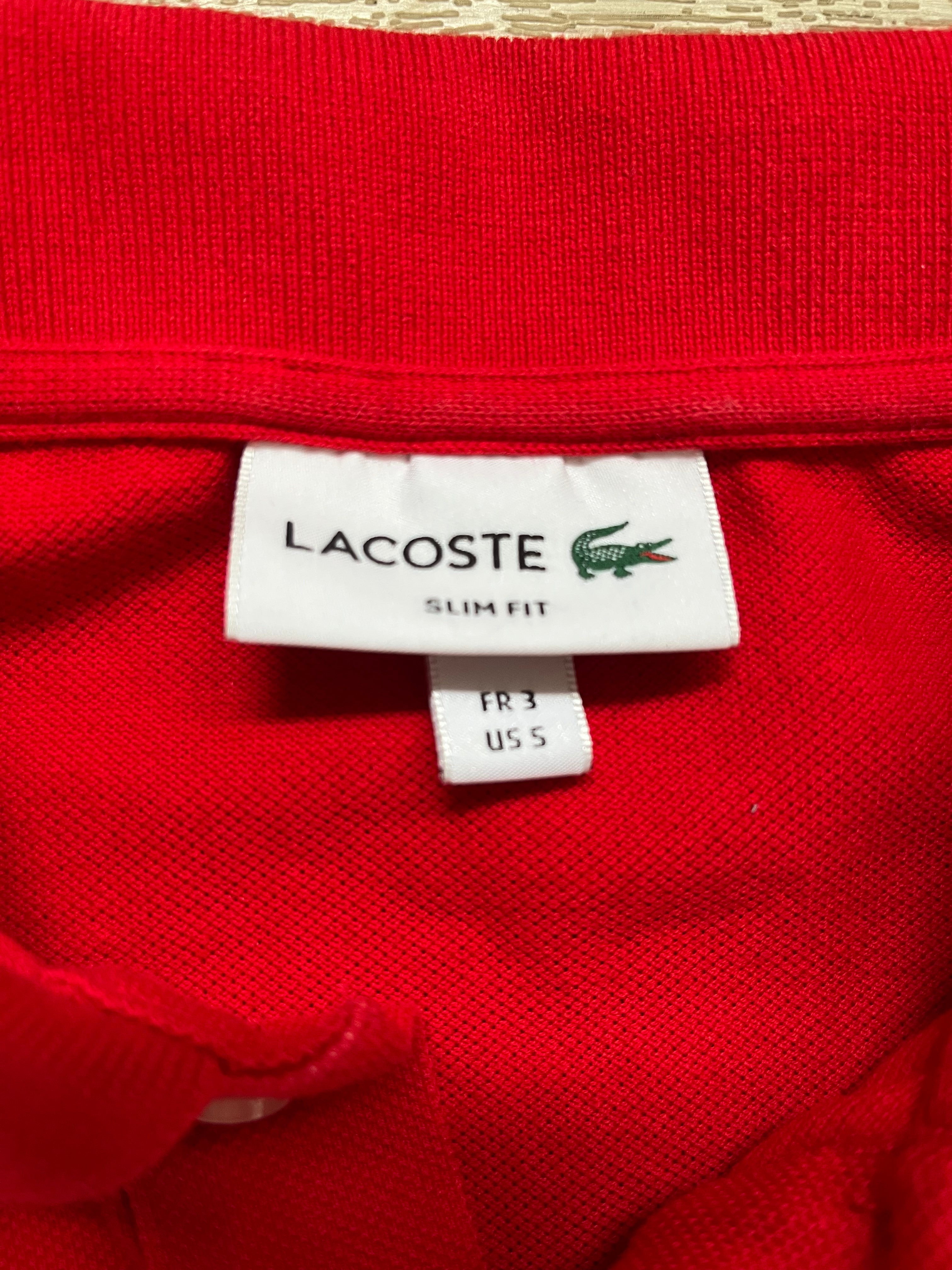 Lacoste Polo Red (S)